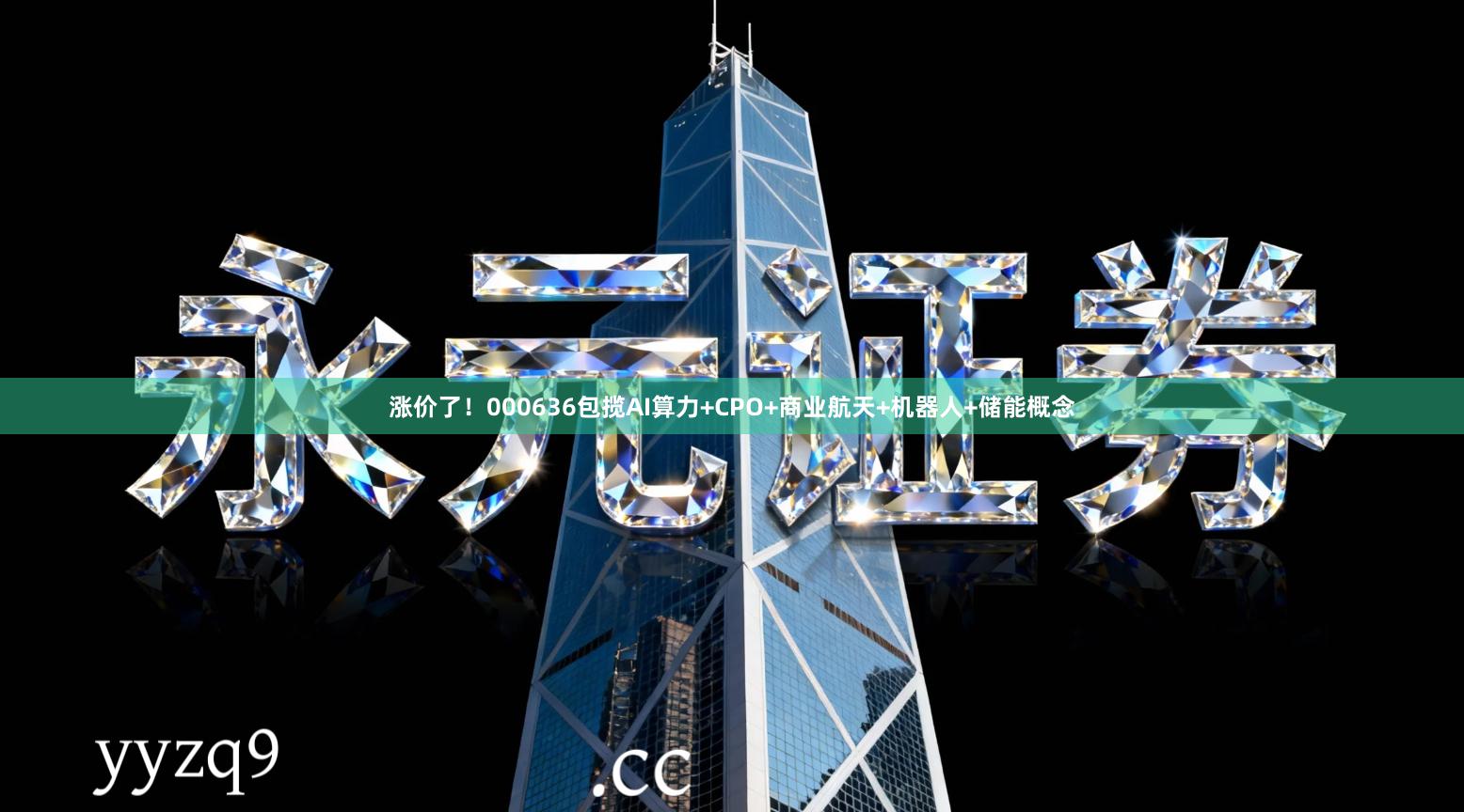 涨价了！000636包揽AI算力+CPO+商业航天+机器人+储能概念